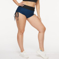 Factory Blue Booty Shorts lateral Drawstring Place Shorts Whelets Hot Scrunch Bulto para mujeres